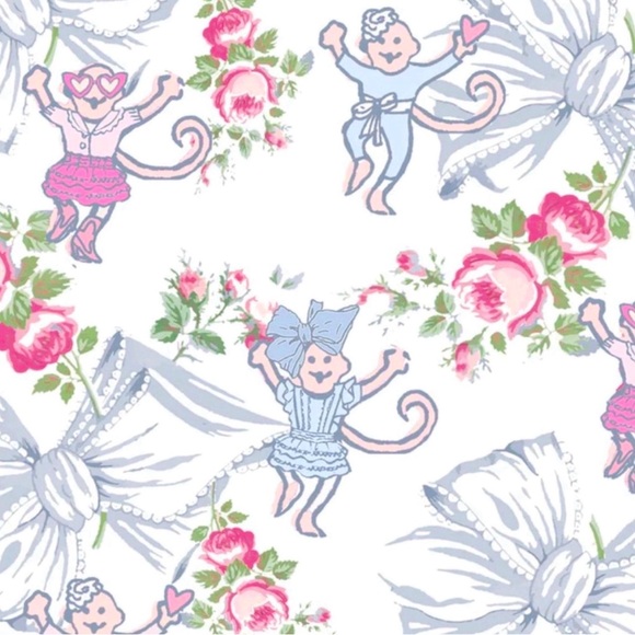 Roller Rabbit X Love Shack Fancy Rosa Beaux Monkey
Polo Pajamas NWT - Picture 1 of 5